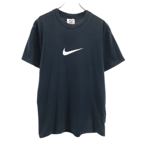 Used NIKE 90s Silver tag old Logo print Short sleeve T-shirt S