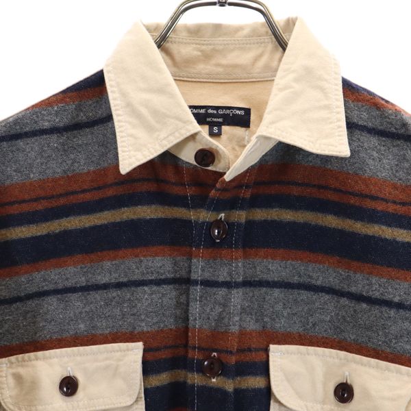 COMME des GARCONS HOMME 2013年 Made in Japan Wool Blend Border