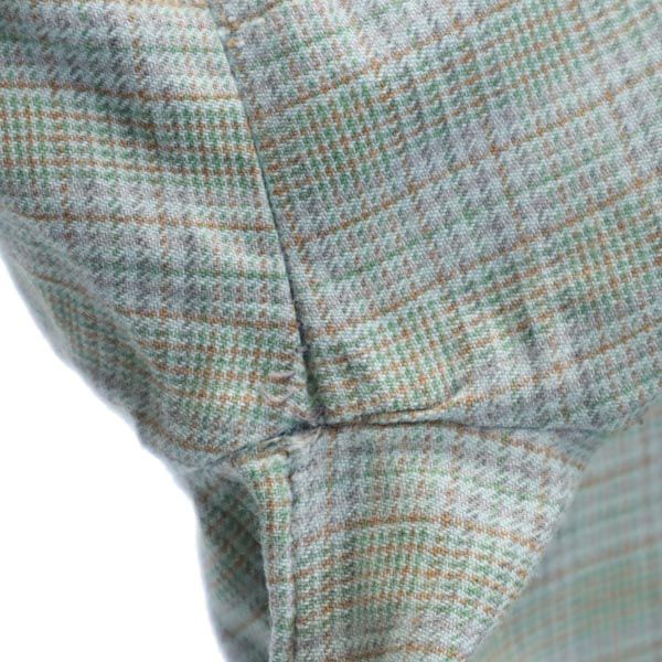 Ackermann 50s 60s Grandpa Vintage Check Pattern Long sleeve half