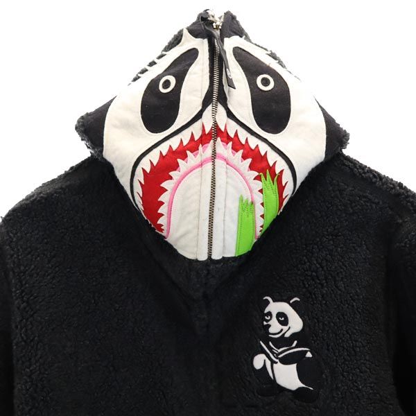 トップス A BATHNG APE panda boa hoodie A BATHING APE Boa Panda Zip hoodie S Gray Men's | eBay