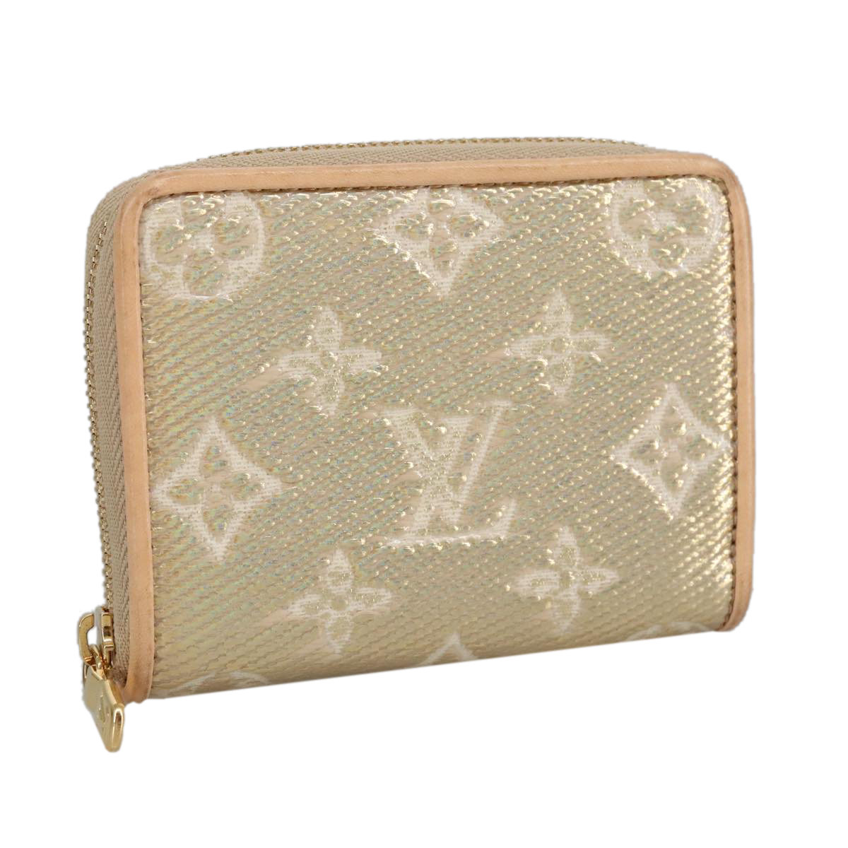 LOUIS VUITTON Monogram Laminated Jacquard Zippy Coin Purse