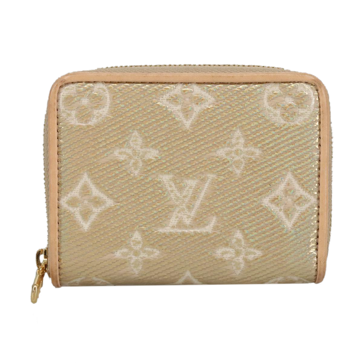 LOUIS VUITTON Monogram Laminated Jacquard Zippy Coin Purse