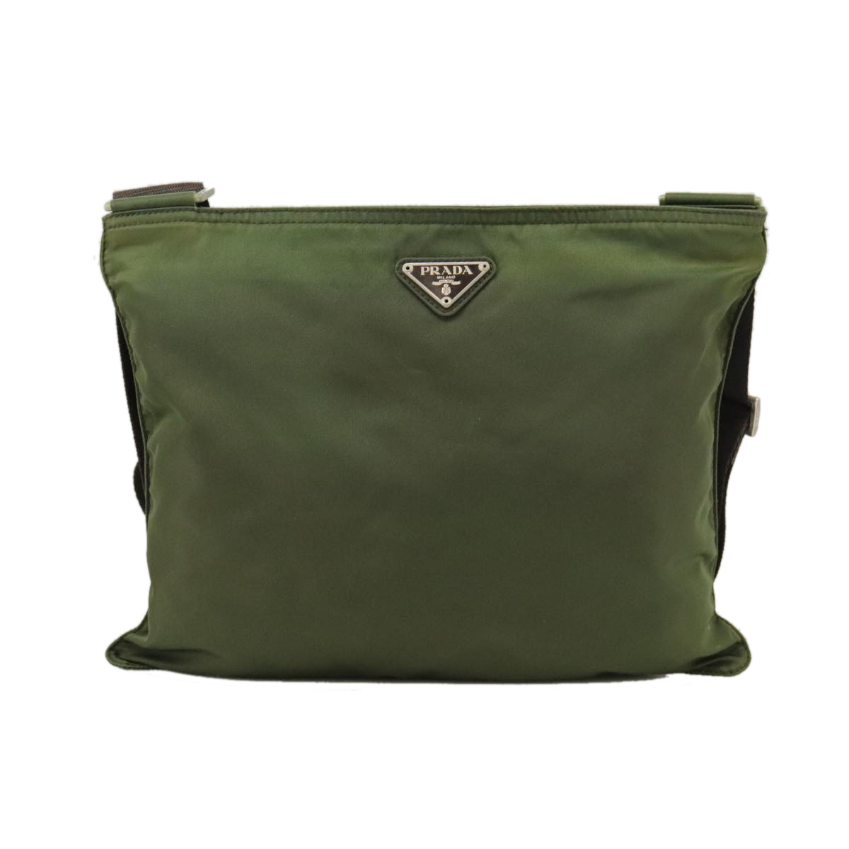 【関税&送料込】Prada Olive Green Re-Nylon Crossbody Bag PRADA Shoulder Bag Nylon Green Auth 111079 | eBay