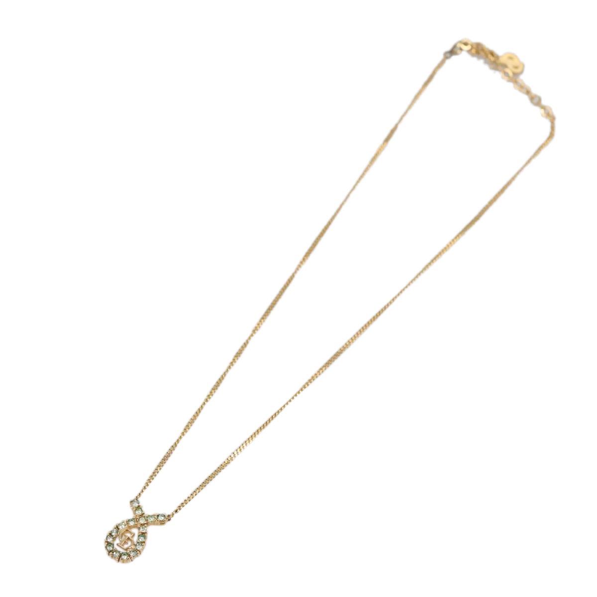 Dior ダブルDロゴ ネックレス Christian Dior Necklace metal Gold Tone Auth 103063 | eBay