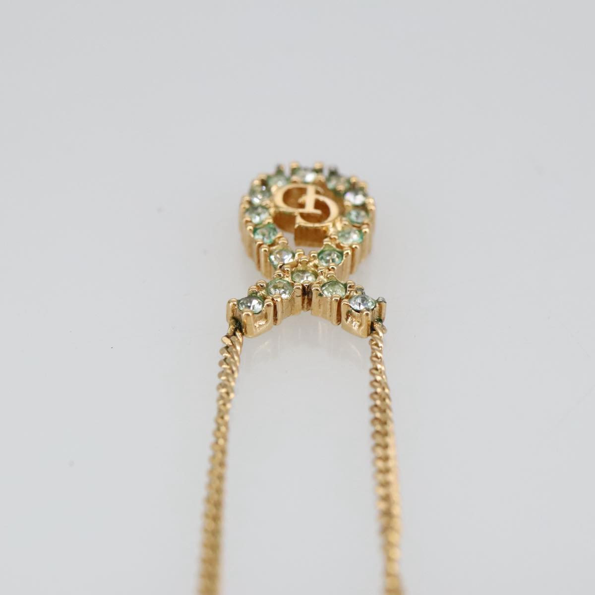 Dior ダブルDロゴ ネックレス Christian Dior Necklace metal Gold Tone Auth 103063 | eBay
