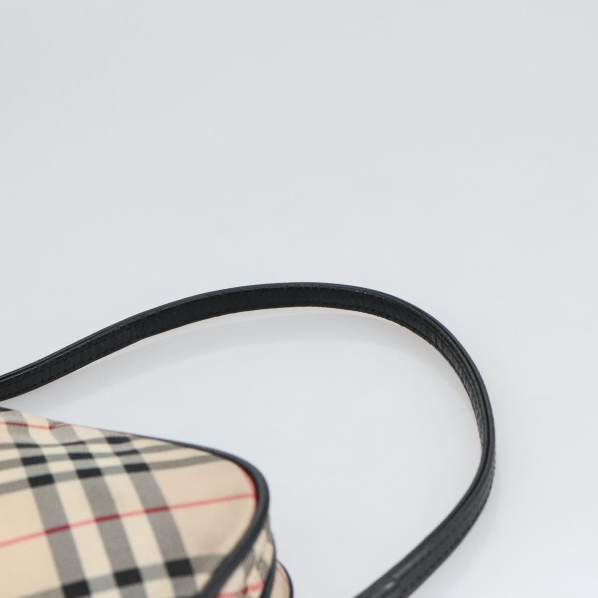 BURBERRY Nova Check Blue Label Accessory Pouch Nylon Beige