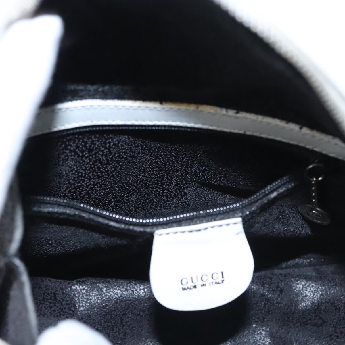 GUCCI Bamboo Backpack Leather White Auth 105680 GUCCI Bamboo Backpack Leather White Auth 105680 | eBay main image 3