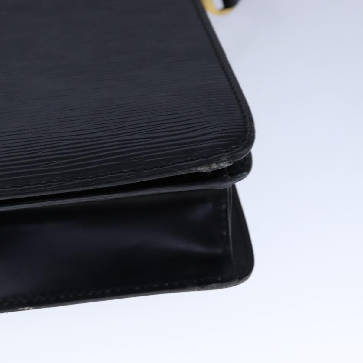 LOUIS VUITTON Epi Free Run Shoulder Bag Black M52402 LV Auth