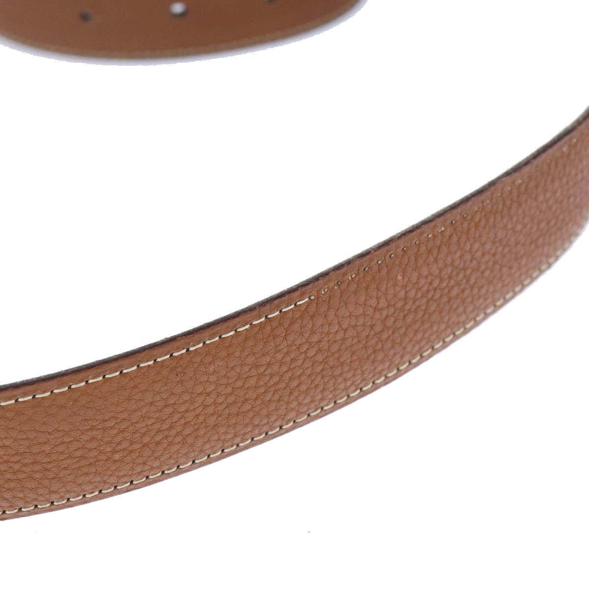HERMES ブラウン ベルト HERMES エルメス ベルト ブラウン レザー◯G刻印 ゴールド金具
