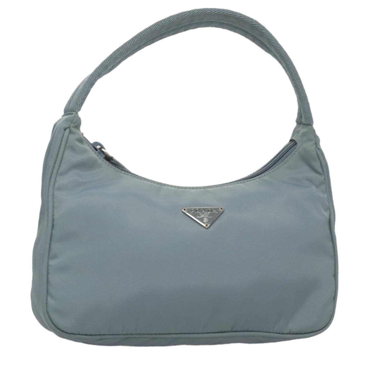 PRADA Accessory Pouch Nylon Light Blue Auth 107212 | eBay