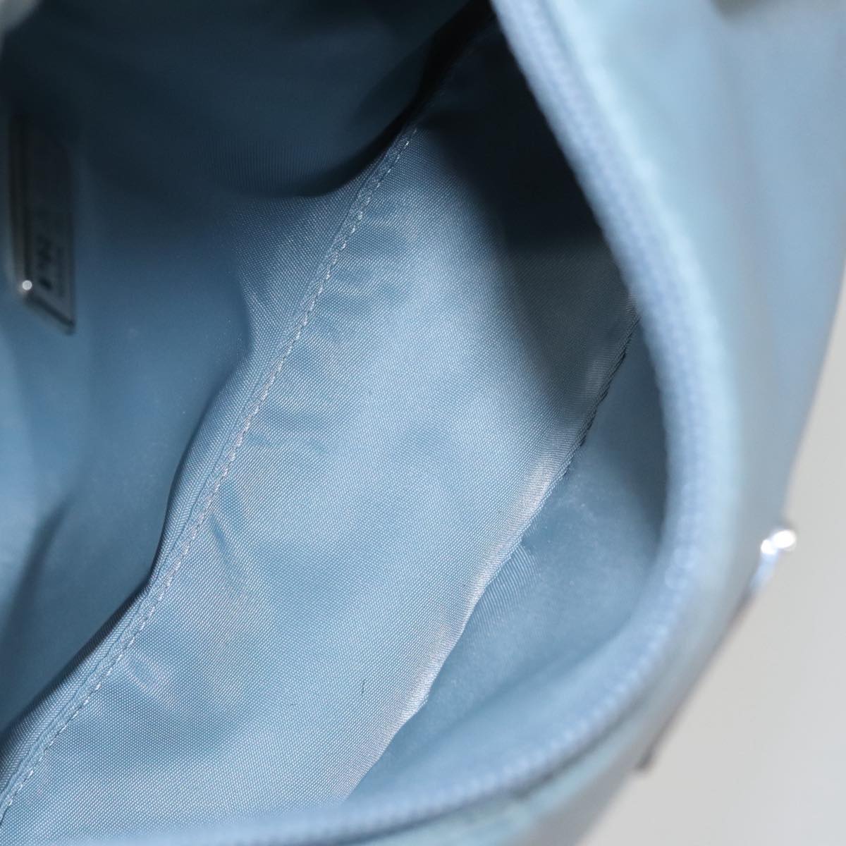 PRADA Accessory Pouch Nylon Light Blue Auth 107212 | eBay