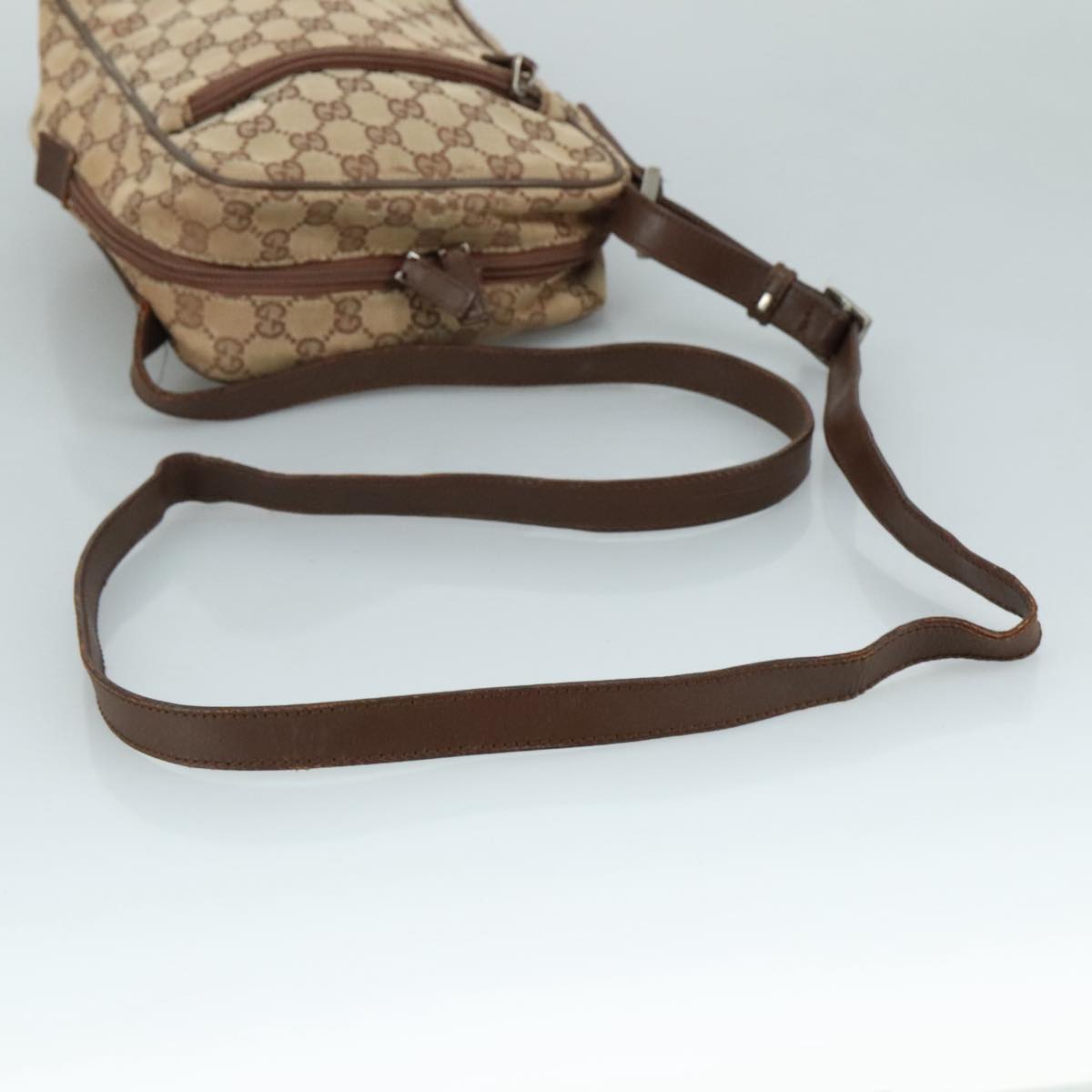 GUCCI GG Canvas Shoulder Bag Beige 03136 Auth 107344 | eBay GUCCI GG Canvas Shoulder Bag Beige 03136 Auth 107344 | eBay
