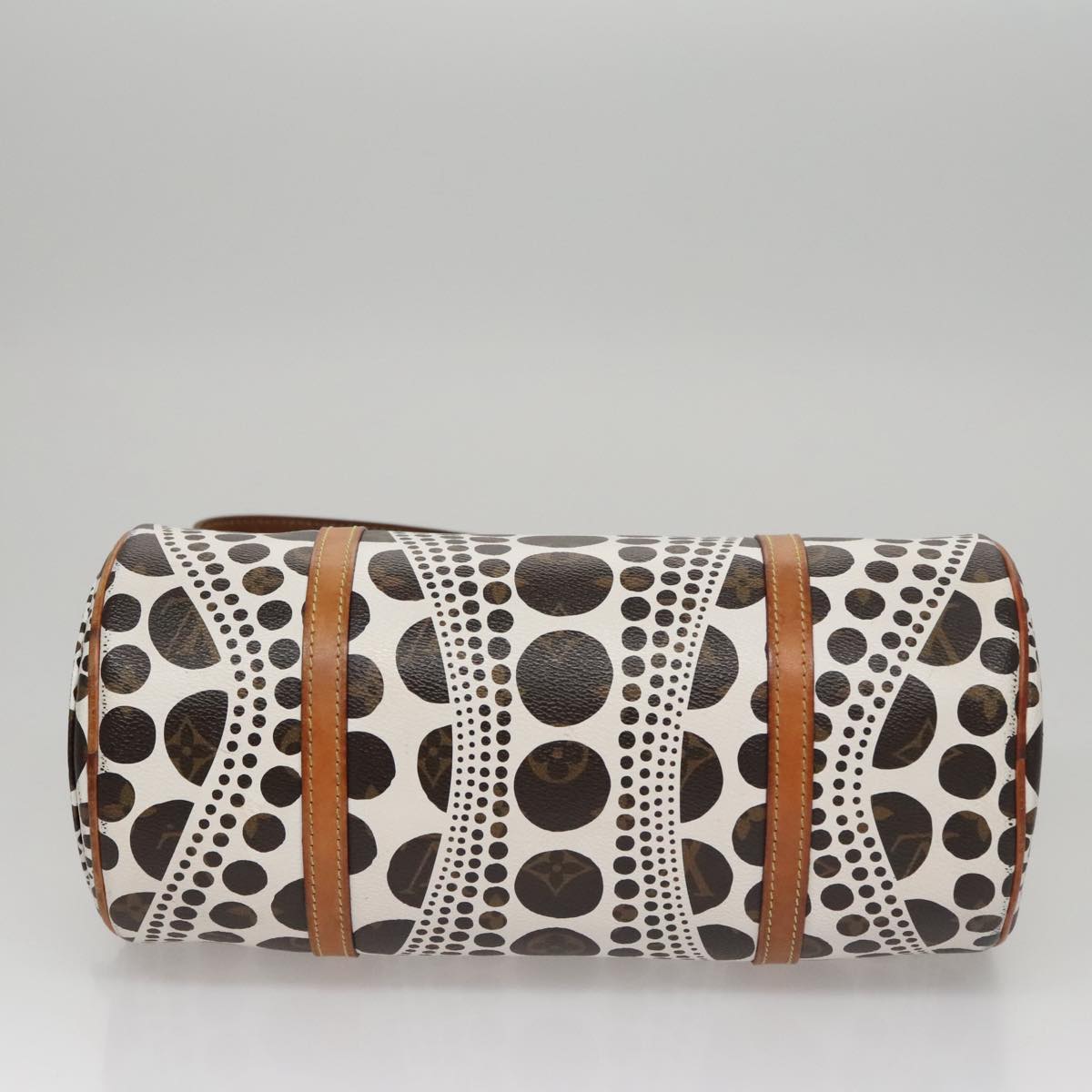 ★ばつ丸★ LOUIS VUITTON LOUIS VUITTON Yayoi Kusama Pumpkin Dot Papillon 30 Bag White