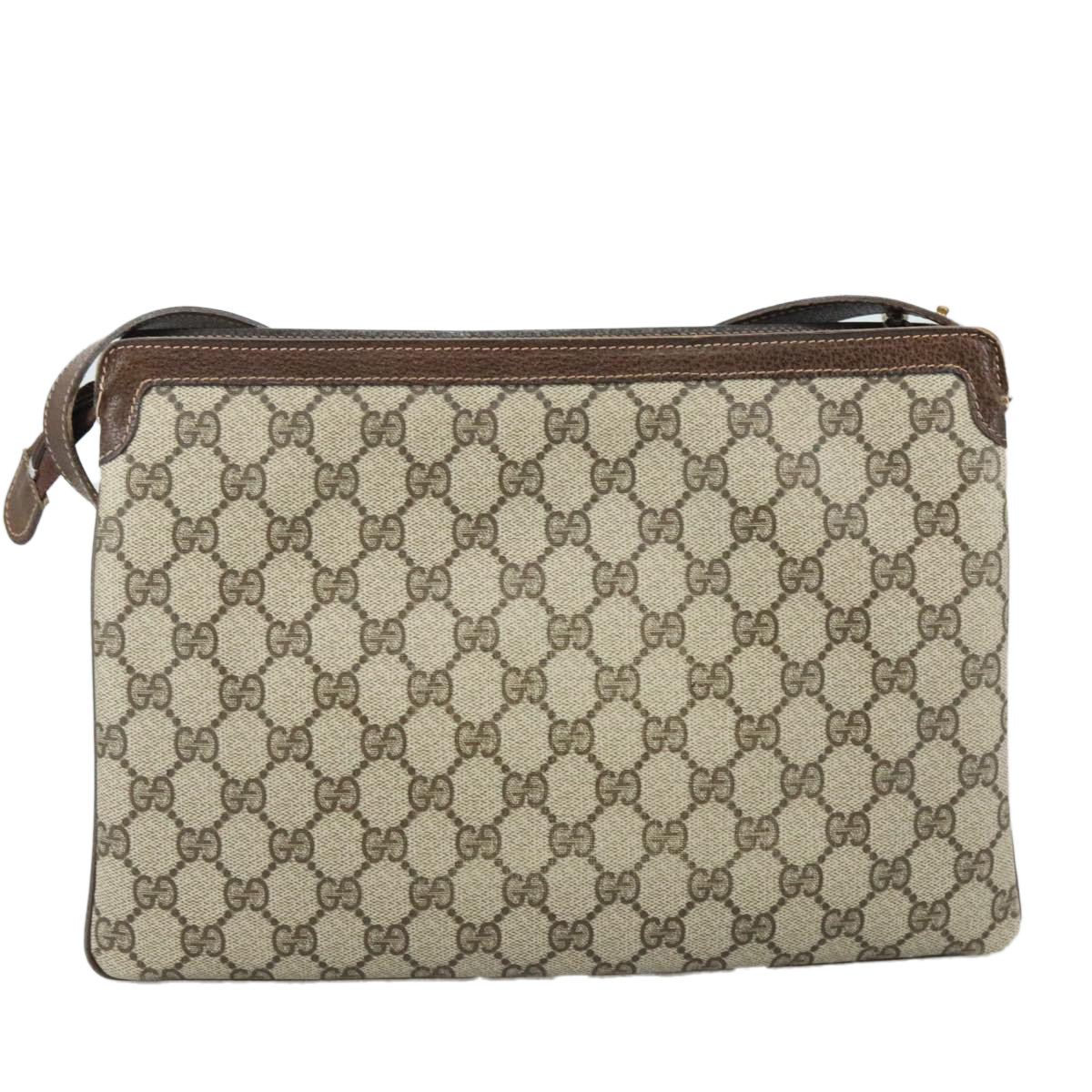 グッチ GGスプリーム シェライン PVCショルダーバッグ GUCCI GG Supreme Web Sherry Line Shoulder Bag PVC Beige Red