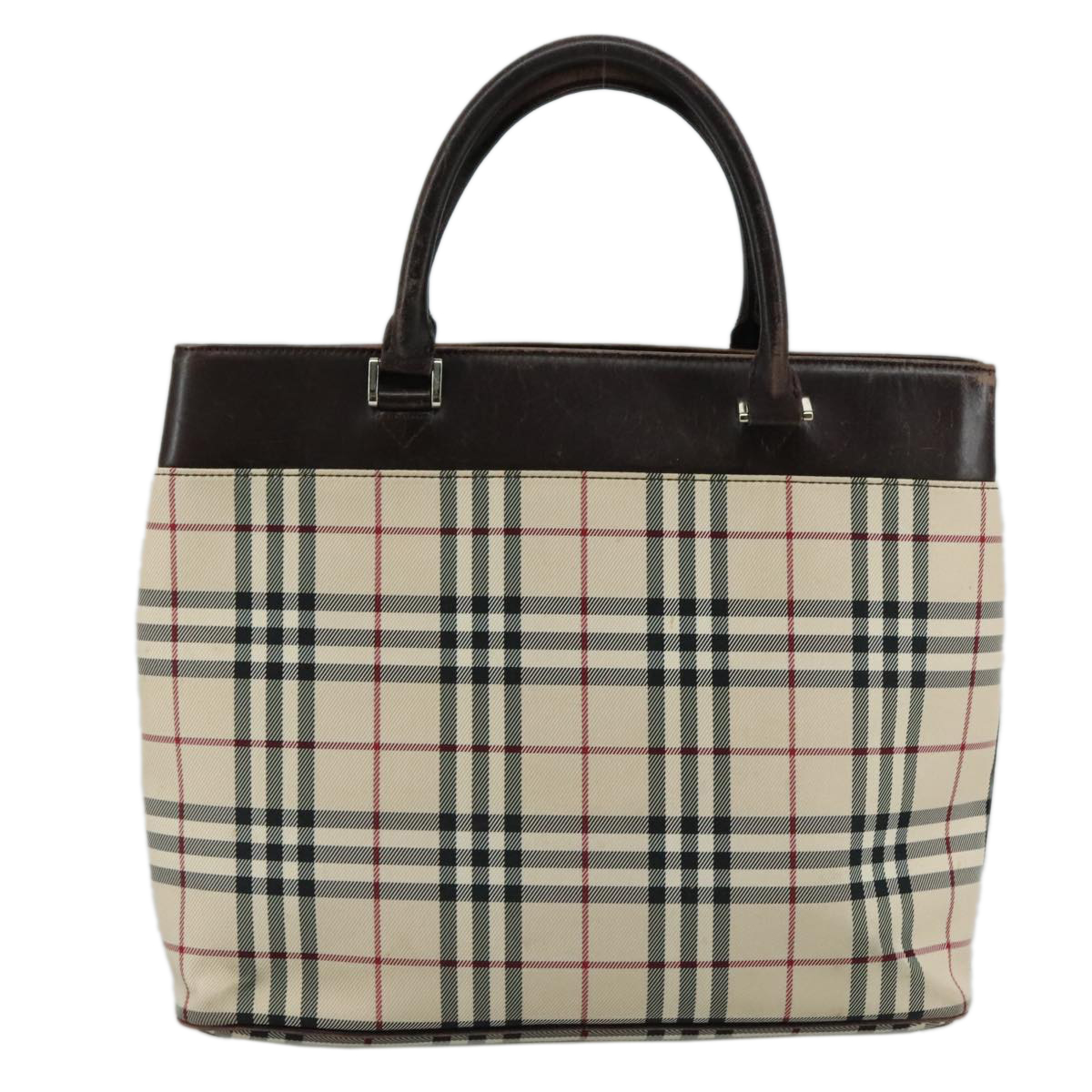 [廃盤品]Burberry バーバリー ハンドバッグ ノバチェック キャンバス BURBERRY - 本物 バーバリー Burberrys ノバチェック チェック