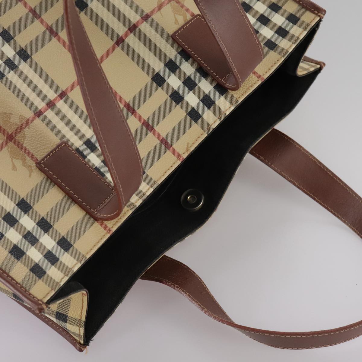 24AW new/Burberry チェックミディアムトートバッグ Bag Brown Burberry Check Medium tote bag in brown - Burberry | Mytheresa