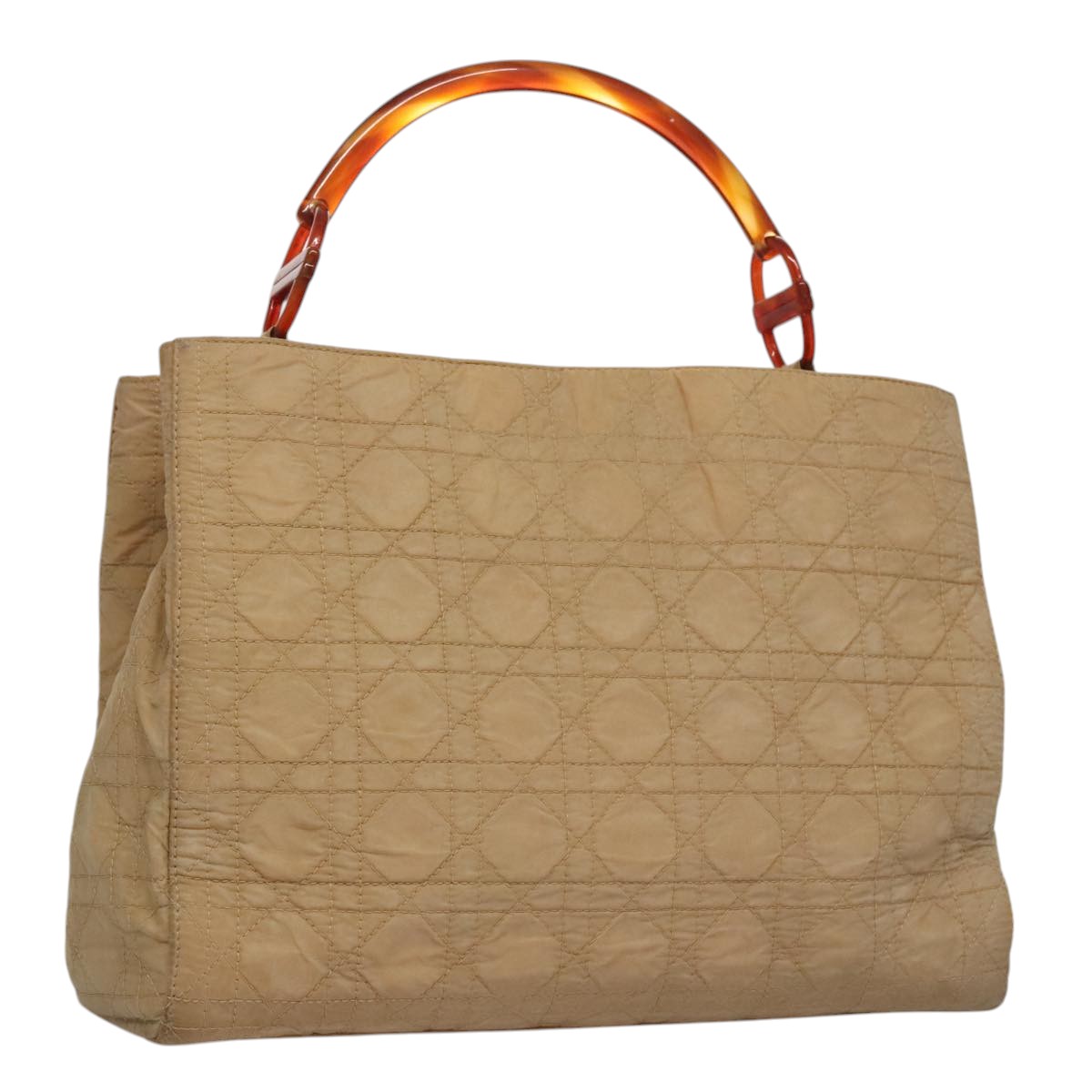 Dior バッグ Christian Dior Hand Bag Nylon Beige Auth 109697 | eBay
