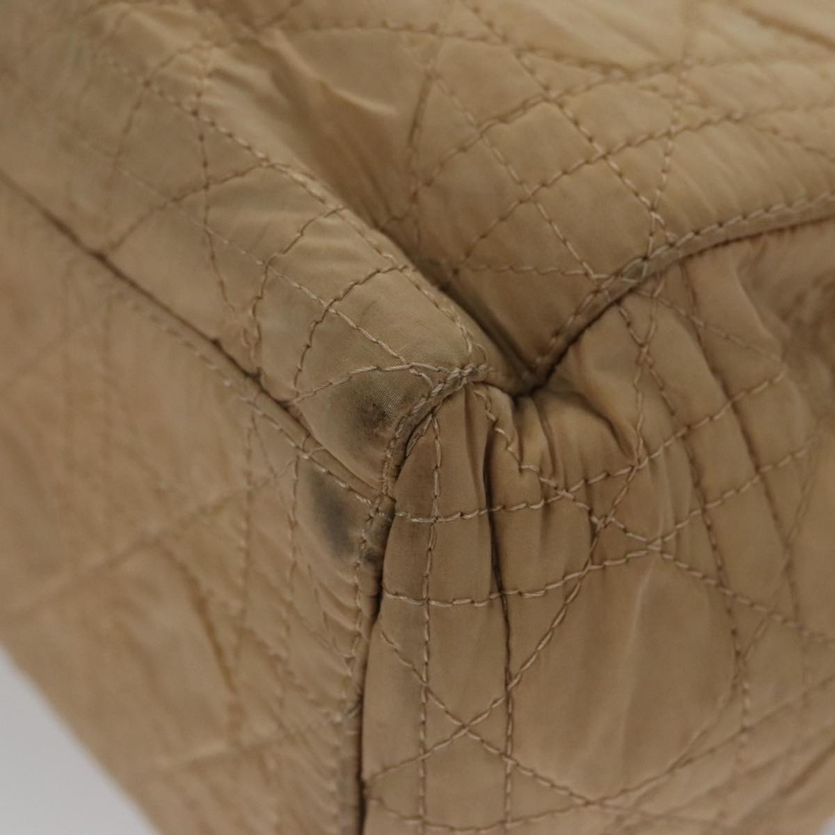 Dior バッグ Christian Dior Hand Bag Nylon Beige Auth 109697 | eBay
