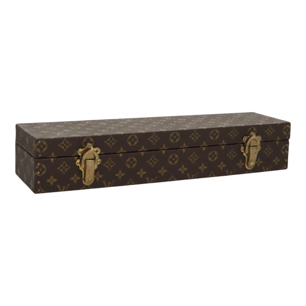 LOUIS VUITTON Monogram Accessory Case Jewelry Box LV Auth 109752SV