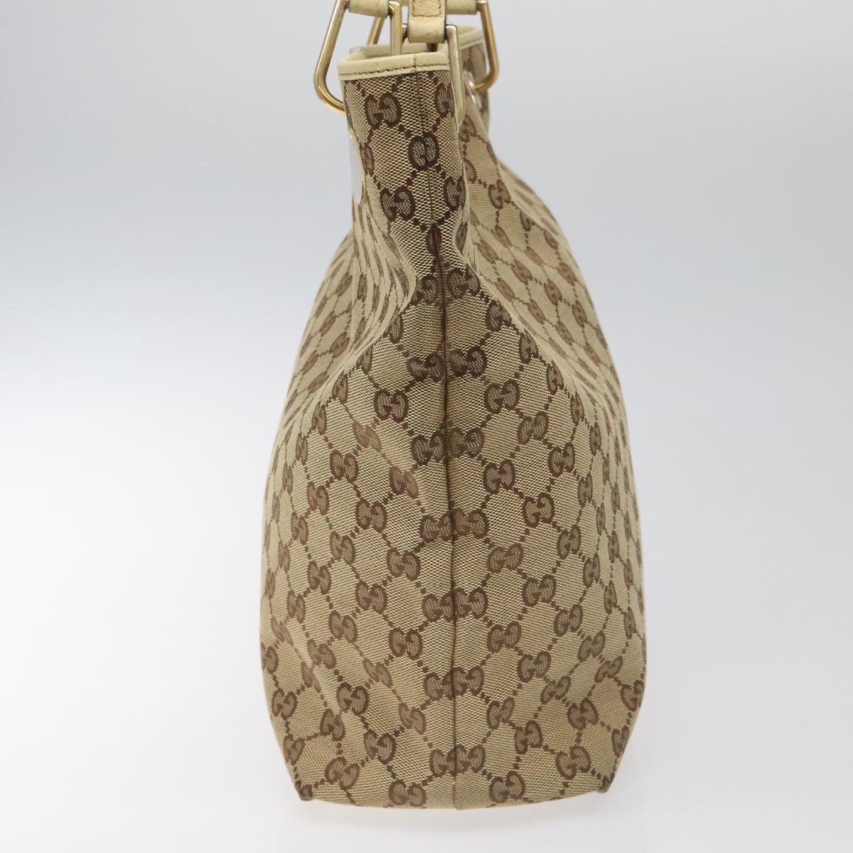 GUCCI GG Canvas Tote Bag Beige 120836 Auth 110916 | eBay