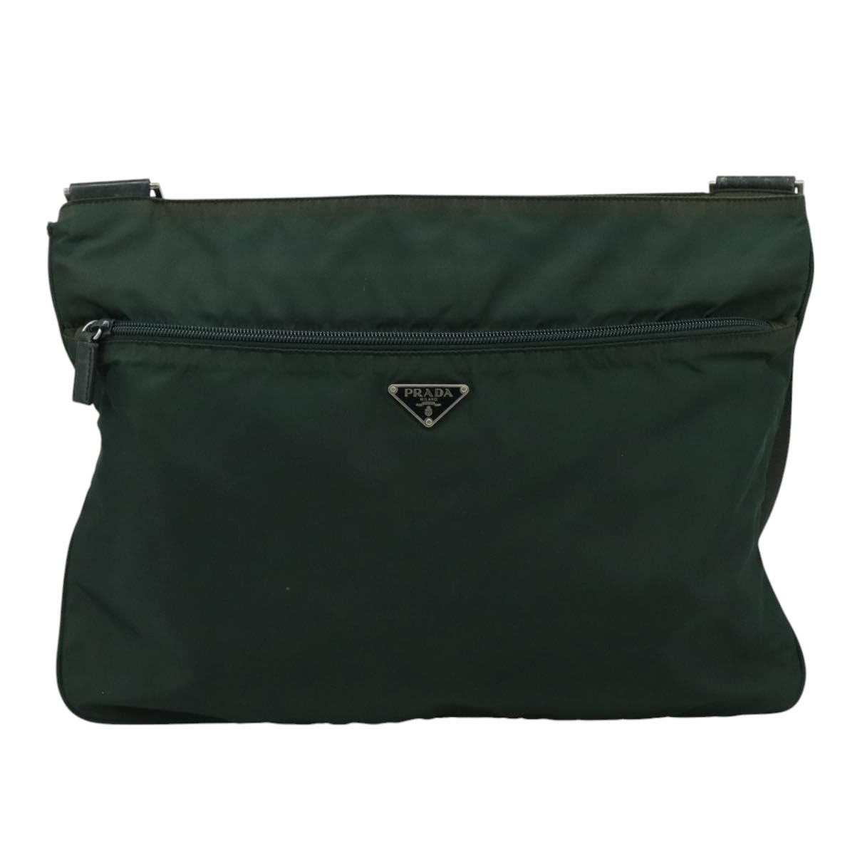 PRADA Shoulder Bag Nylon Green Auth 111079 | eBay