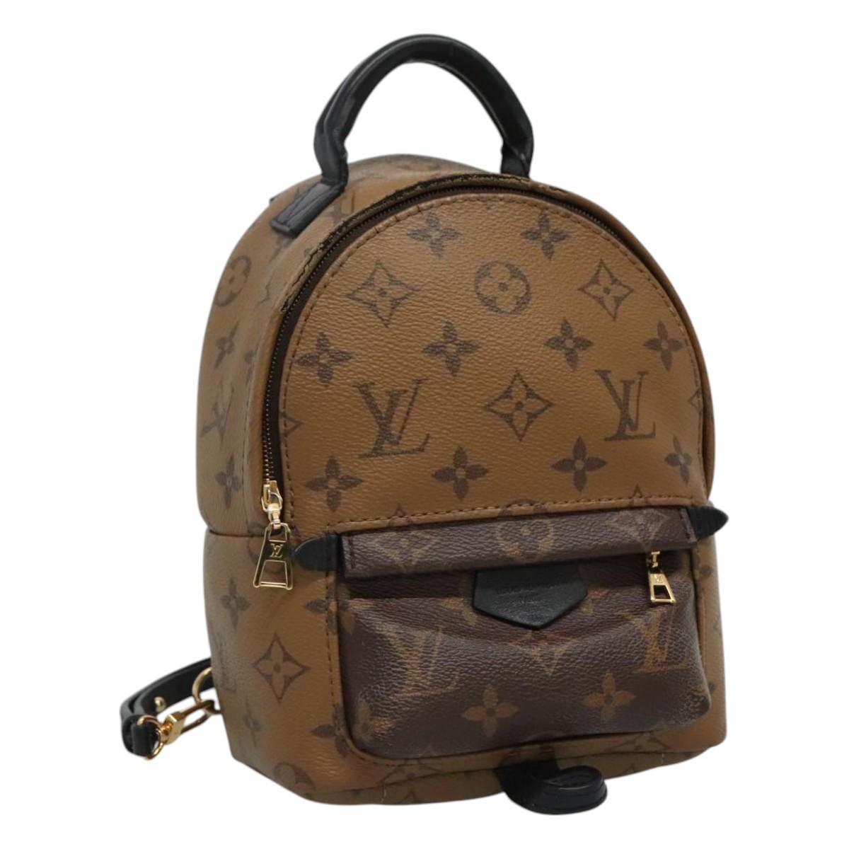 LOUIS VUITTON Monogram Reverse Palm Springs Mini Backpack  display picture 1