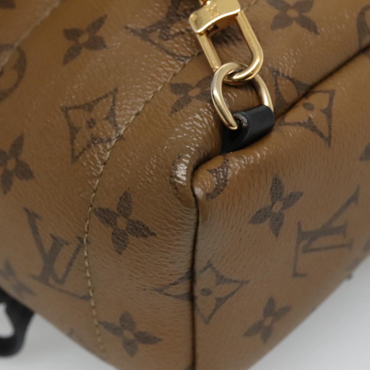LOUIS VUITTON Monogram Reverse Palm Springs Mini Backpack M42411 LV Auth 112894 Louis Vuitton | Reverse Monogram Palm Springs Backpack  main image 4