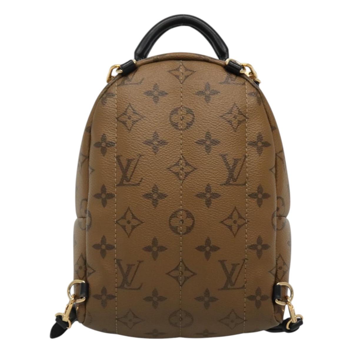 LOUIS VUITTON Monogram Reverse Palm Springs Mini Backpack M42411 LV Auth 112894 LOUIS VUITTON Monogram Reverse Palm Springs Mini Backpack  main image 4