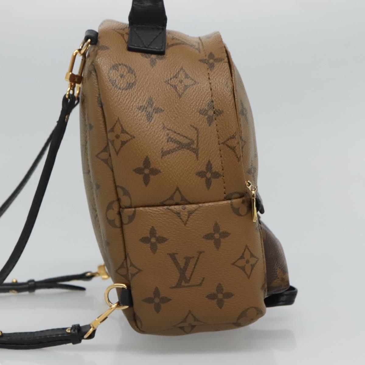 LOUIS VUITTON Monogram Reverse Palm Springs Mini Backpack M42411 LV Auth 112894 LOUIS VUITTON Monogram Reverse Palm Springs Mini Backpack  main image 3