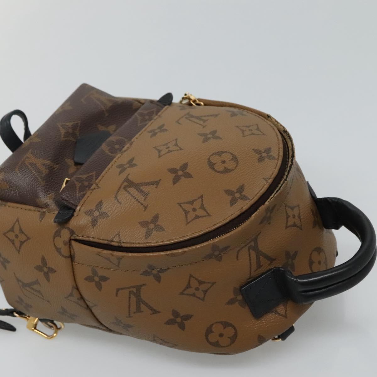 LOUIS VUITTON Monogram Reverse Palm Springs Mini Backpack M42411 LV Auth 112894 LOUIS VUITTON Monogram Reverse Palm Springs Mini Backpack  main image 2