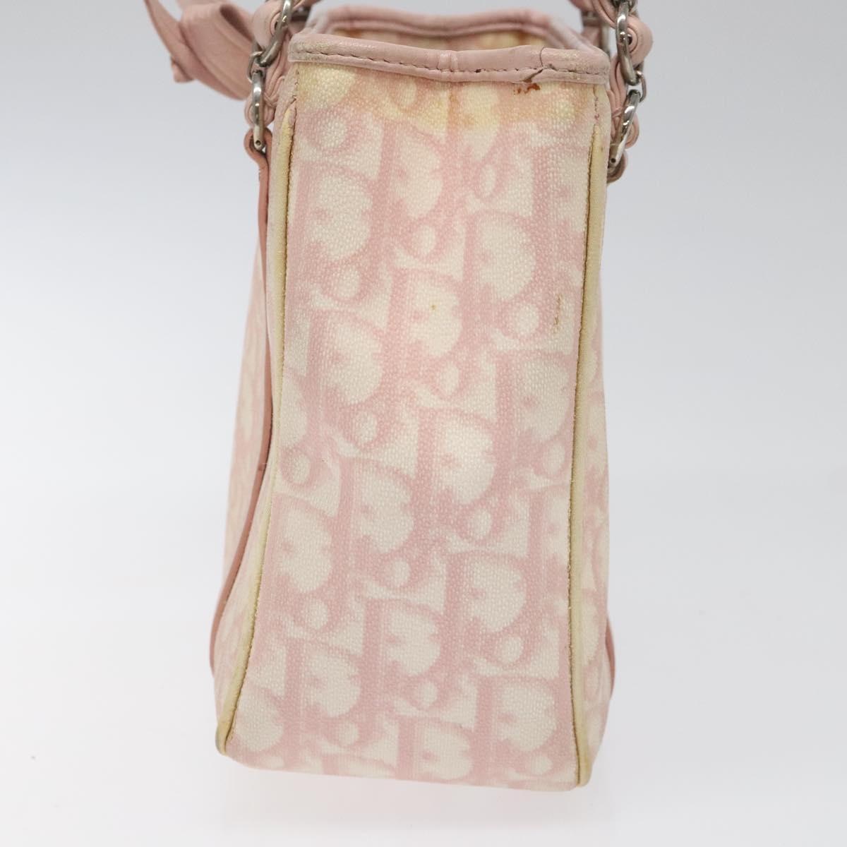 バッグ Christian Dior Trotter Romantic Bag Pink Christian Dior Trotter Romantic Hand Bag PVC Leather Pink 09