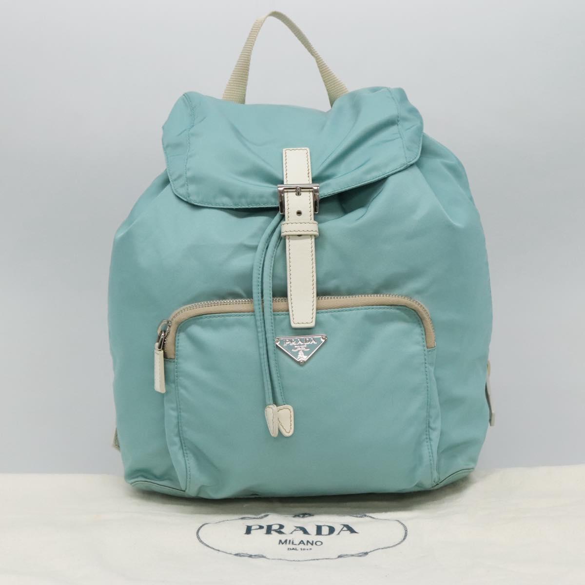 V*e様 PRADA PRADA Backpack Nylon Light Blue Auth 113817V | eBay