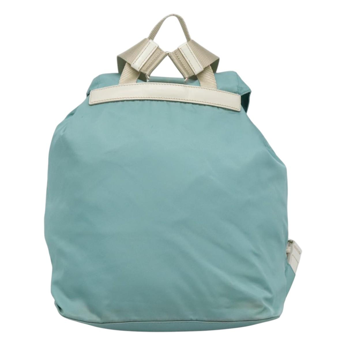PRADA Backpack Nylon Light Blue Auth 113817V | eBay