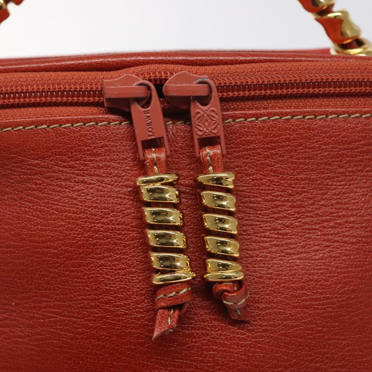 【VINTAGE LOEWE/ロエベ】Velazquez vanity LOEWE Hand Bag Leather Green Blue Gold Vanity Velazquez From