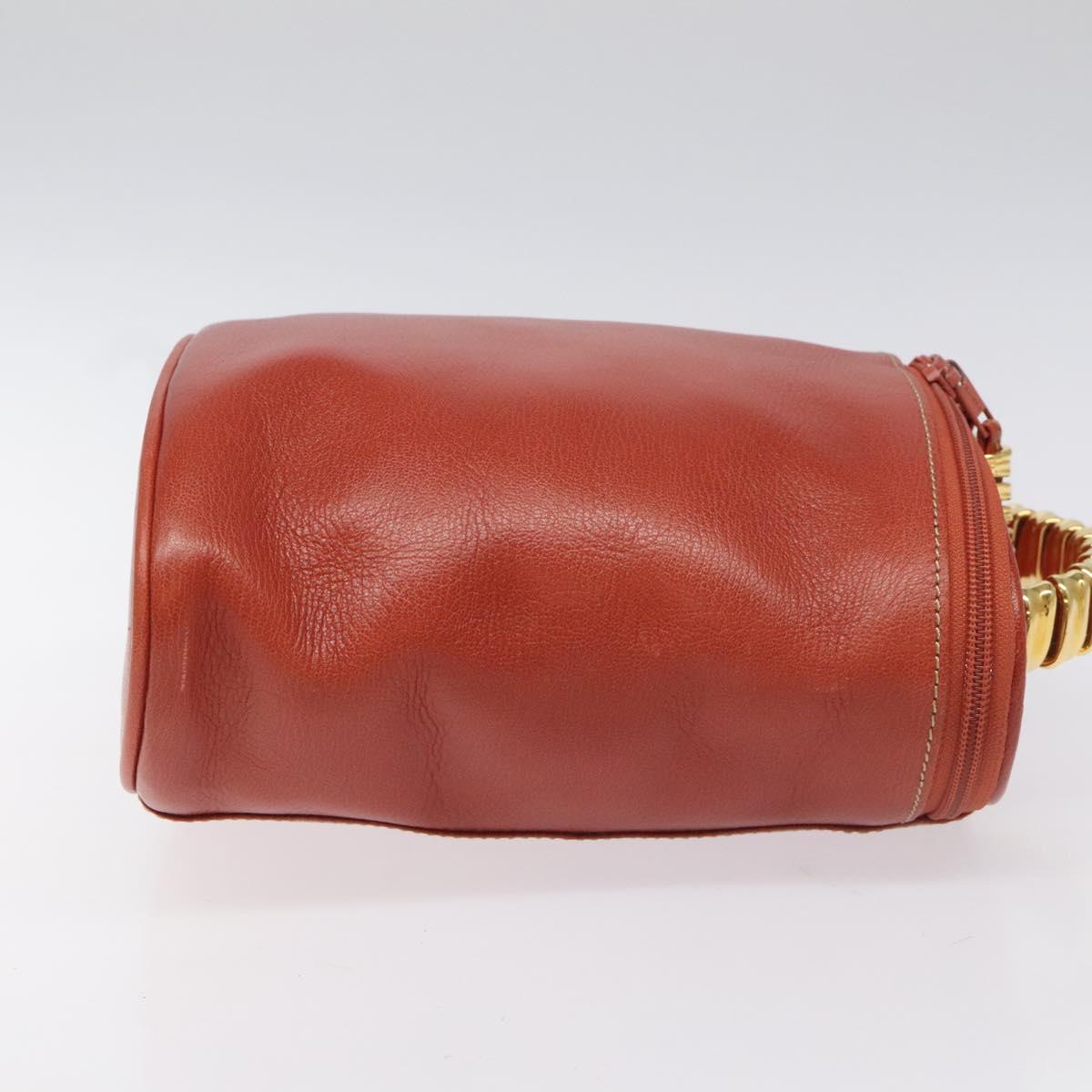 【VINTAGE LOEWE/ロエベ】Velazquez vanity Vintage LOEWE Velazquez Twist Handle Leather Vanity Handbag