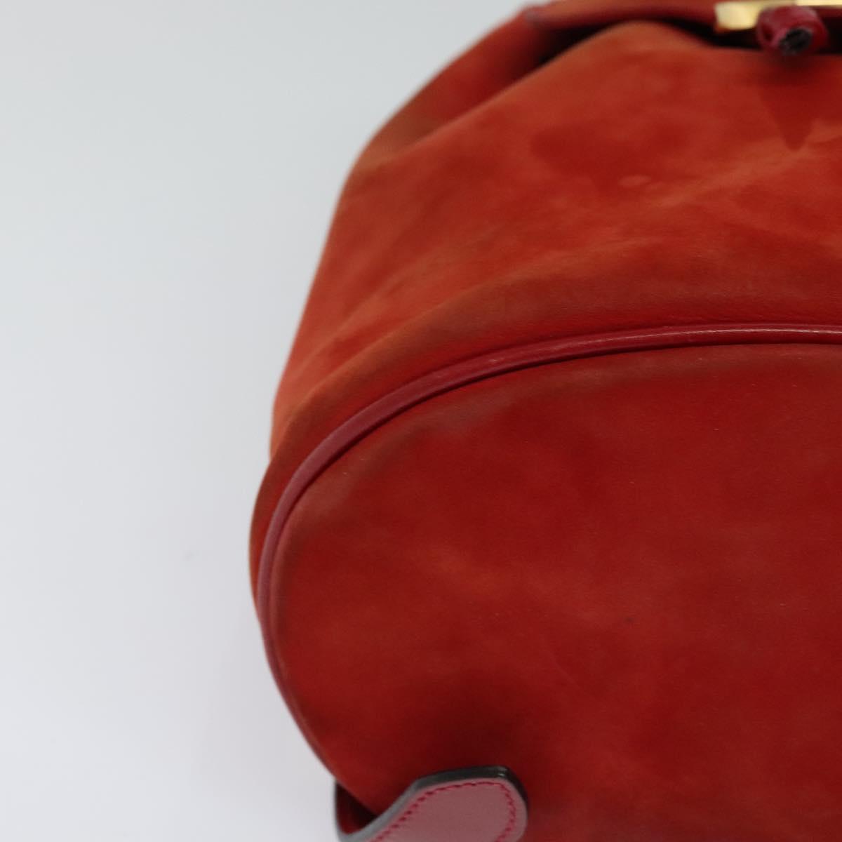 Salvatore Ferragamo Backpack Suede Red Auth 114655 Salvatore Ferragamo Backpack Suede Red Auth 114655 | eBay main image 3