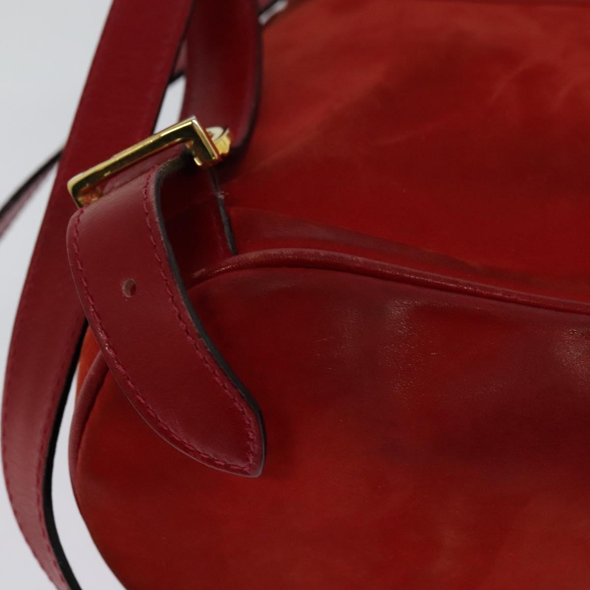 Salvatore Ferragamo Backpack Suede Red Auth 114655 Salvatore Ferragamo Backpack Suede Red Auth 114655 | eBay main image 4