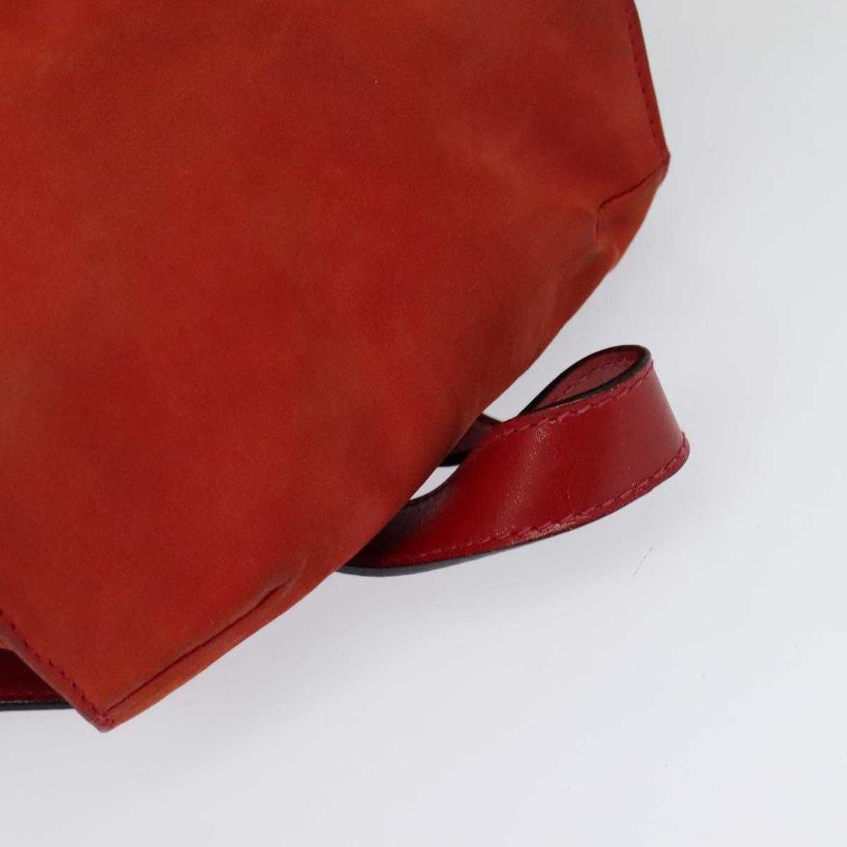 Salvatore Ferragamo Backpack Suede Red Auth 114655 | eBay display picture 1