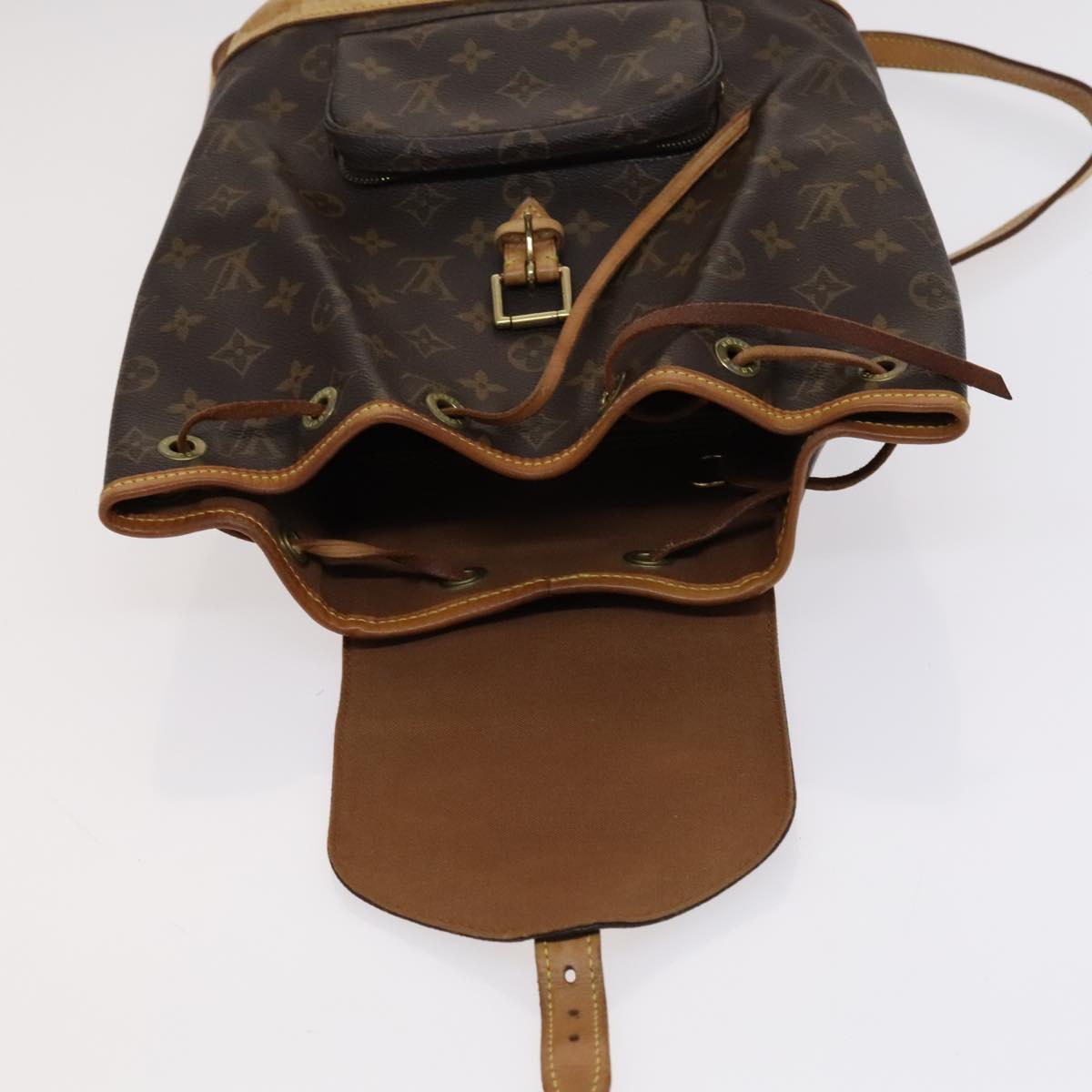 LOUIS VUITTON Monogram Montsouris MM Backpack M51136 LV Auth  display picture 3