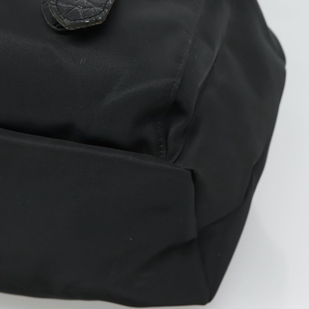 Gianni Versace Backpack Nylon Black Auth 115404 Gianni Versace Backpack Nylon Black Auth 115404 | eBay main image 4