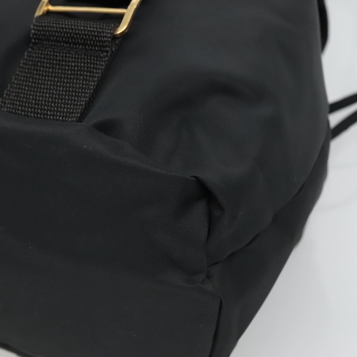 Gianni Versace Backpack Nylon Black Auth 115404 Gianni Versace Backpack Nylon Black Auth 115404 | eBay main image 2