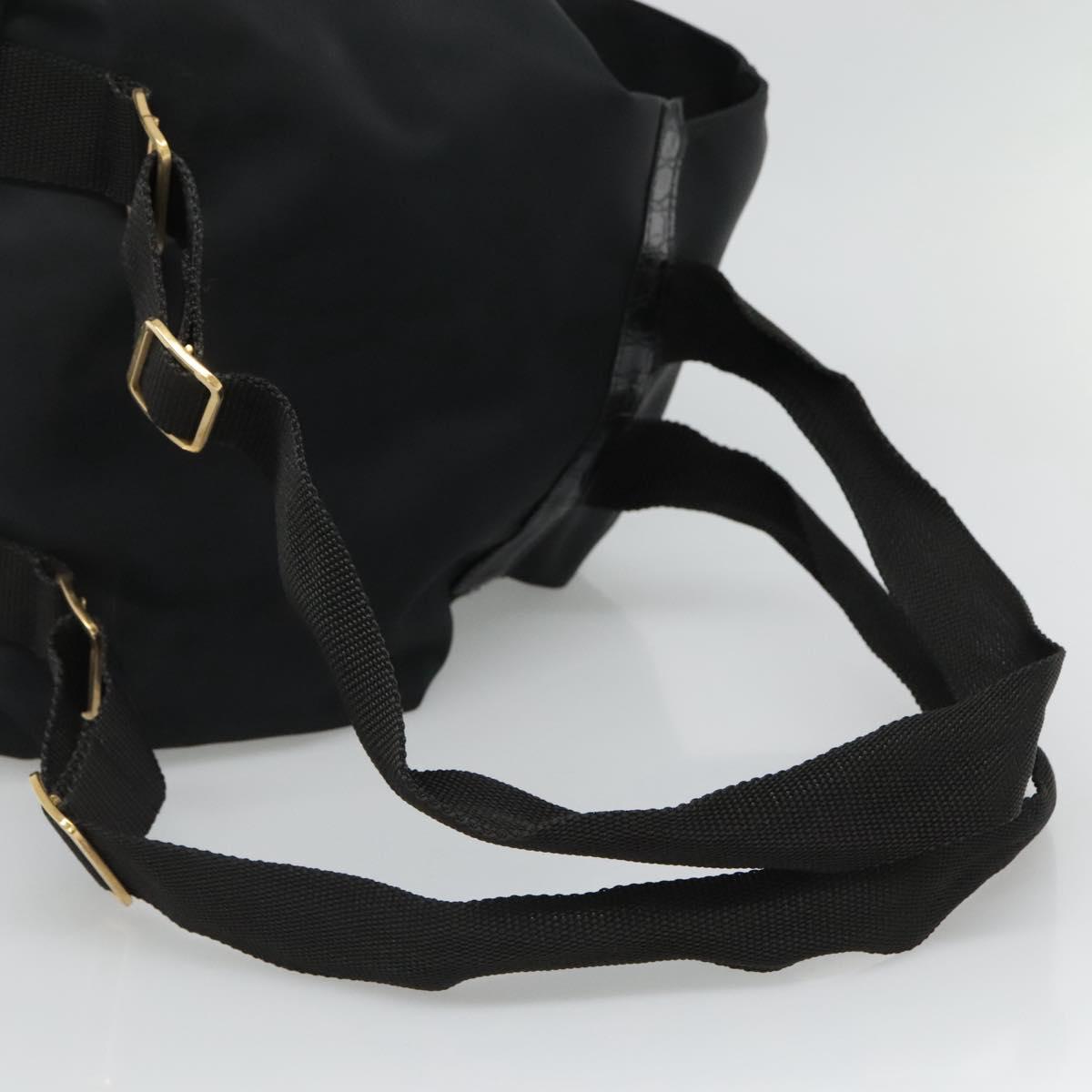 Gianni Versace Backpack Nylon Black Auth 115404 Gianni Versace Backpack Nylon Black Auth 115404 | eBay main image 3