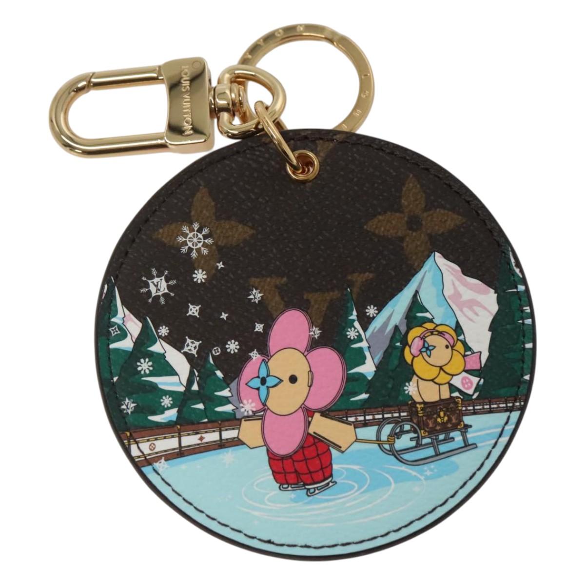 LOUIS VUITTON Monogram Vivienne Key Holder Illustre Charm M82633