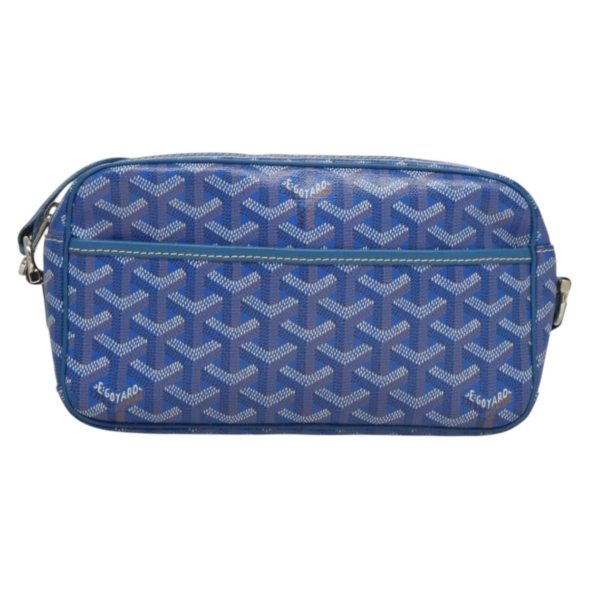 極美品 GOYARD PVC クラッチバッグ ファスナー 総柄 グリーン 緑 極美品 GOYARD ゴヤール クラッチバッグ ジュバンス MM ポーチ
