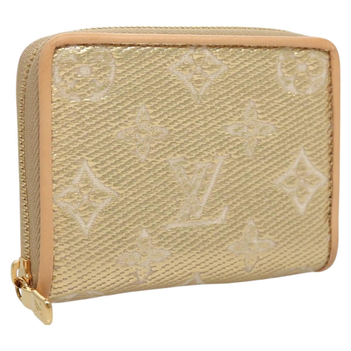 LOUIS VUITTON Monogram Laminated Jacquard Zippy Coin Purse M82483