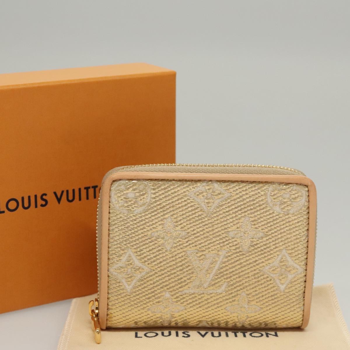 LOUIS VUITTON Monogram Laminated Jacquard Zippy Coin Purse
