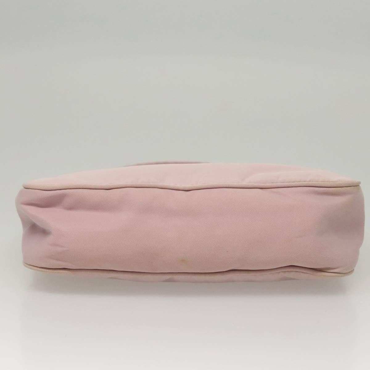 PRADA Accessory Pouch Nylon Pink Silver Auth 116967 | eBay