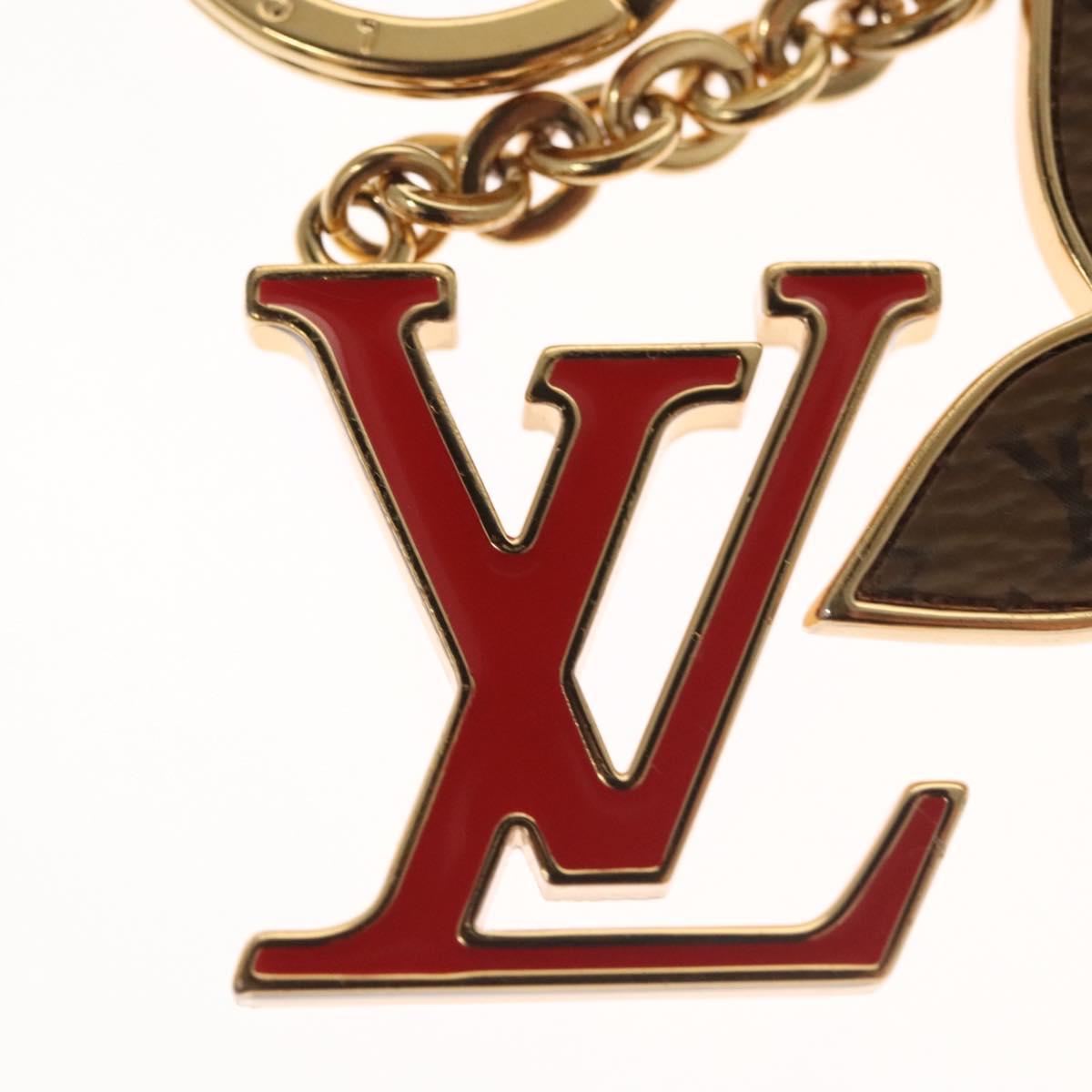 LOUIS VUITTON Porte Cles Spring Street Charm metal Gold