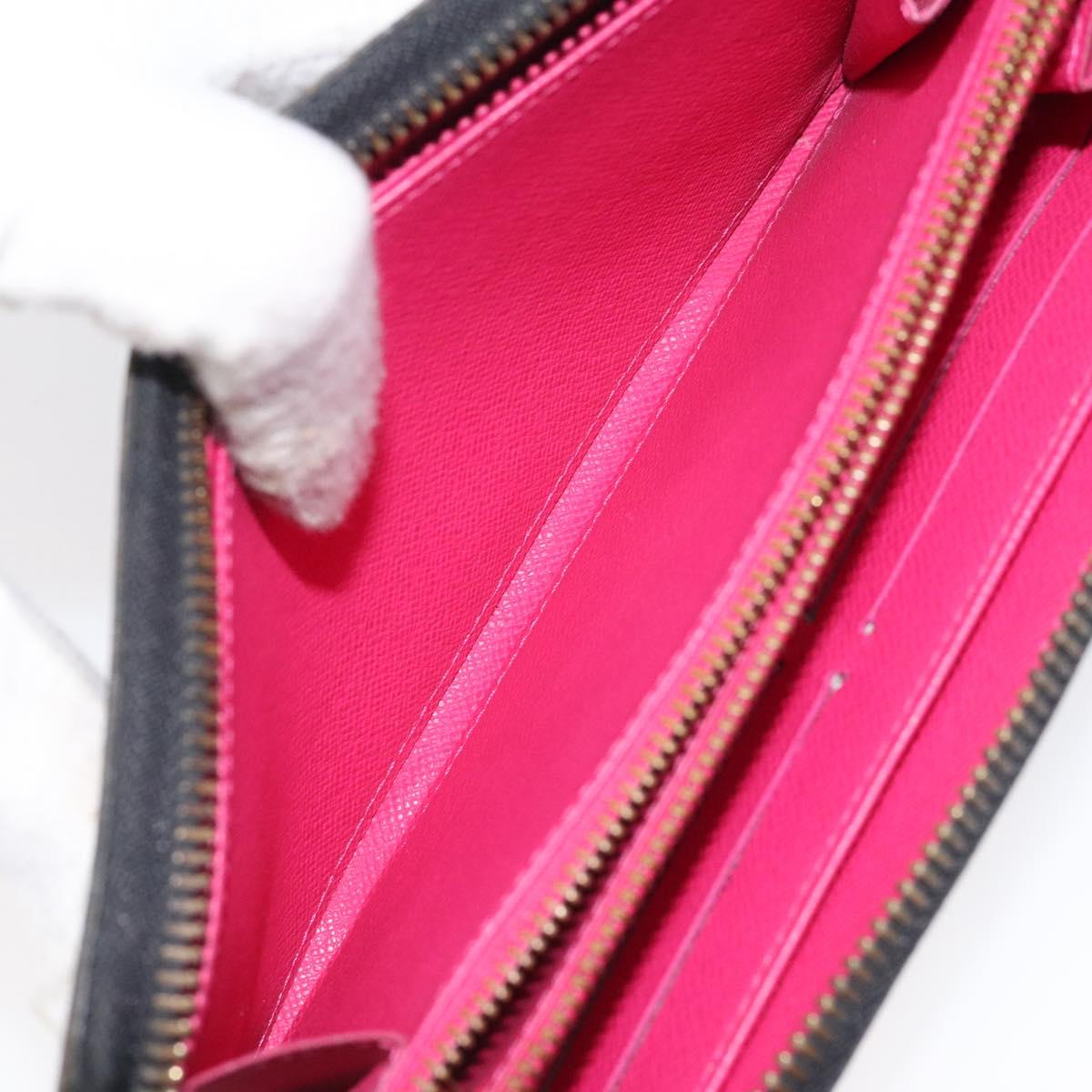 LOUIS VUITTON Monogram Multicolor Zippy Wallet Long Black M60243