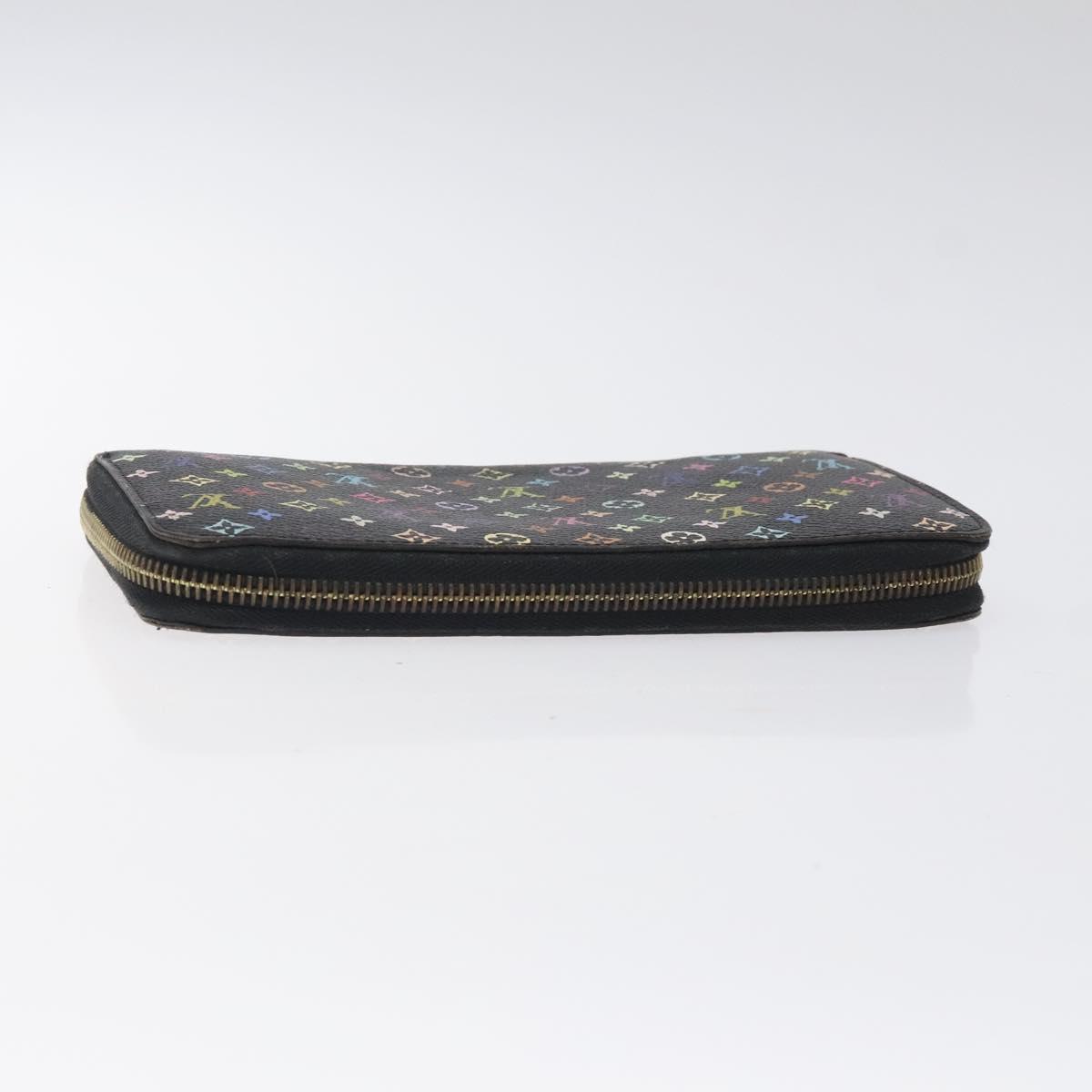 Louis Vuitton 財布 LOUIS VUITTON Monogram Multicolor Zippy Wallet Long Black